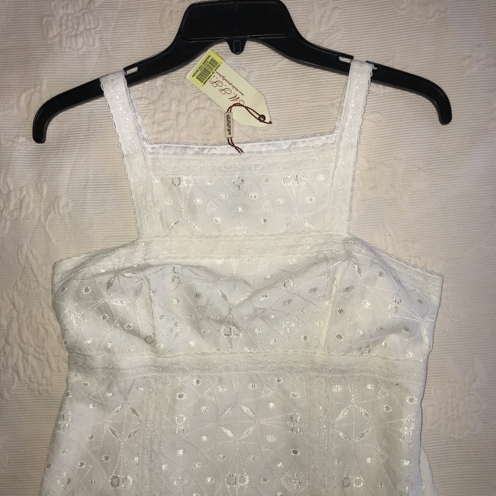 Eyelet spring sheath dress by M.S.S.P.